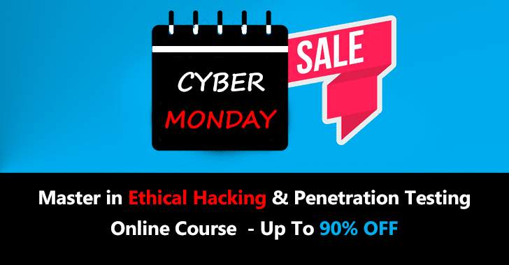 Cyber Monday Deals (90% Off)- Master in Ethical Hacking & Penetration Testing Online Course (CEH)- Scratch to Advance Level